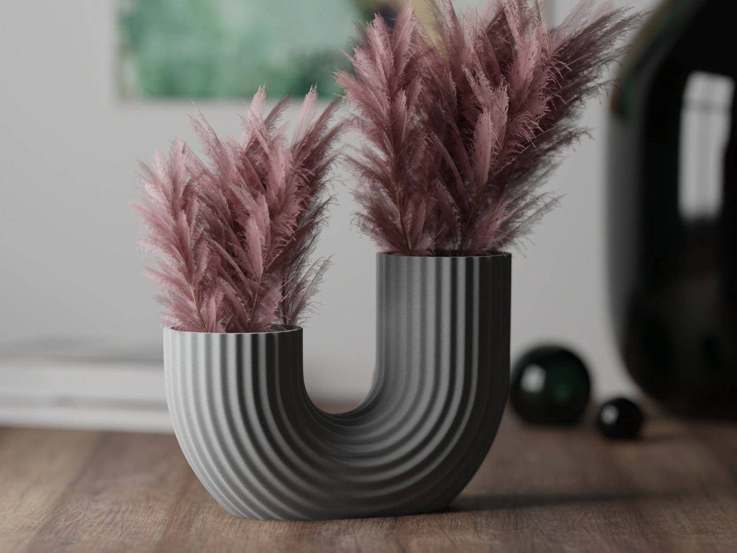 U-Shaped Vase