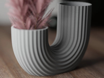 U-Shaped Vase