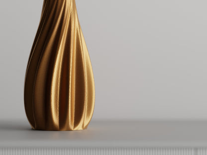 Smooth Ribbed Vase